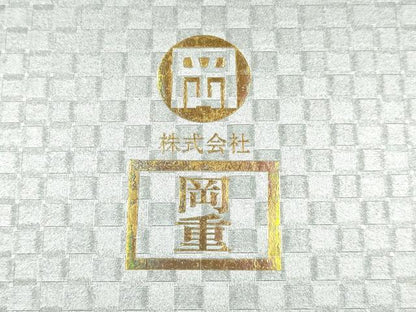 平和屋着物●岡重謹製　OKAJIMA　和装小物　下駄　桐下駄　黒　友禅柄鼻緒　象更紗　浴衣　夏着物　共箱付き　逸品　未使用　AABK5553ay