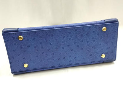 平和屋着物▼和装小物 和装バッグ ハンドバッグ FRANCE DE MODE オーストリッチ型押し 逸品 AABK5573ay
