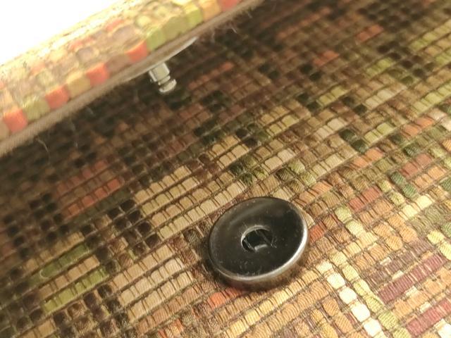 平和屋着物▼和装小物　和装バッグ　クラッチバッグ　帯地使用　逸品　未使用　AABK5580ay