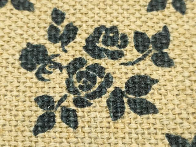 平和屋着物▼和装小物　和装バッグ　ハンドバッグ　花柄　木玉　逸品　AABK5582ay
