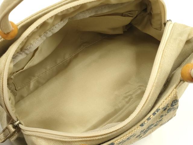 平和屋着物▼和装小物　和装バッグ　ハンドバッグ　花柄　木玉　逸品　AABK5582ay