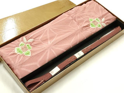 平和屋着物●和装小物　帯締め・帯揚げセット　千晃　笹浪唐組　柄絞り　金糸　正絹　逸品　未使用　AABK5593ay