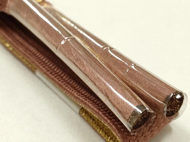 平和屋着物●和装小物　帯締め・帯揚げセット　高麗組　箔散らし　金糸　暈し染め　正絹　逸品　未使用　AABK5597ay