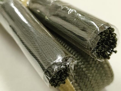 平和屋着物●和装小物　帯締め・帯揚げセット　高麗組　金糸　金彩　暈し　撚り房　正絹　逸品　未使用　AABK5600ay