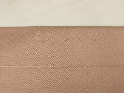 平和屋着物◎九寸名古屋帯　ペルシャ文　金糸　正絹　逸品　AABK5630ou