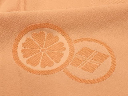 平和屋着物■上質な小紋　花丸文　正絹　逸品　AABK5641sx