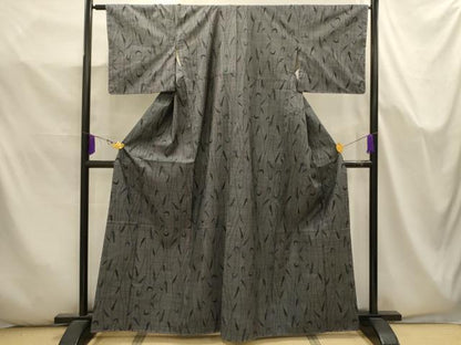 平和屋着物■本場大島紬　7マルキ　蔦草文　阪急百貨店扱い　正絹　逸品　AABK5650sx