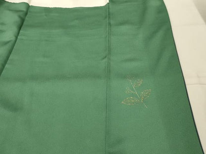 平和屋着物■訪問着　螺鈿　草花文　暈し染め　金銀彩　正絹　逸品　AABK5651sx
