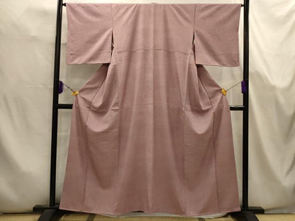 平和屋着物■伝統工芸師　服部光擴　小紋　霞文　正絹　逸品　AABK5672sx