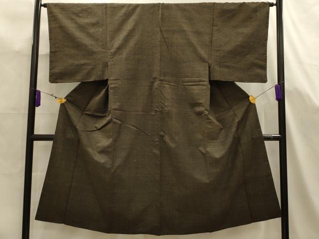平和屋着物■男性　紬　霞文　正絹　逸品　AABK5681sx