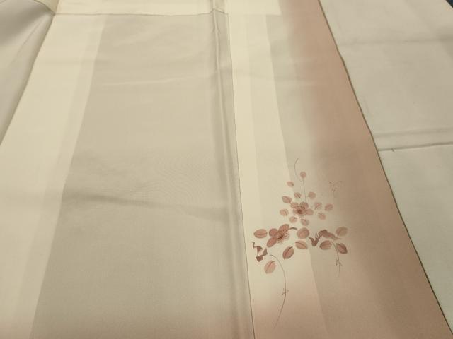 平和屋着物■中国三大刺繍　汕頭刺繍　スワトウ刺繍　訪問着　破れ色紙花文　暈し染め　正絹　逸品　AABK5700sx