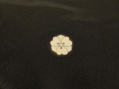 平和屋着物■豪華黒留袖　総刺繍　雉松文　金銀糸　正絹　逸品　AABK5705sx