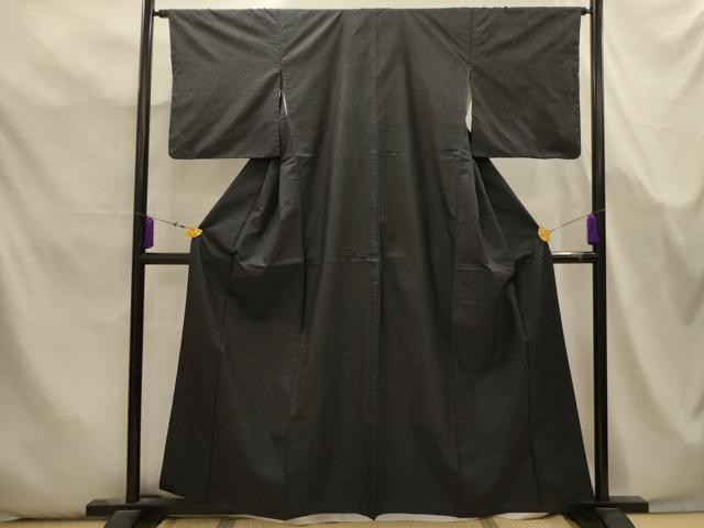 平和屋着物■本場大島紬　7マルキ　麻の葉文様　正絹　逸品　AABK5720sx