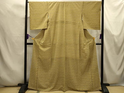 平和屋着物■上質な小紋　花丸文　正絹　逸品　AABK5728sx