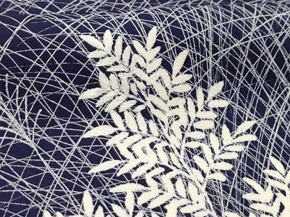 平和屋着物■訪問着　刺繍　草花文　正絹　逸品　AABK5740sx