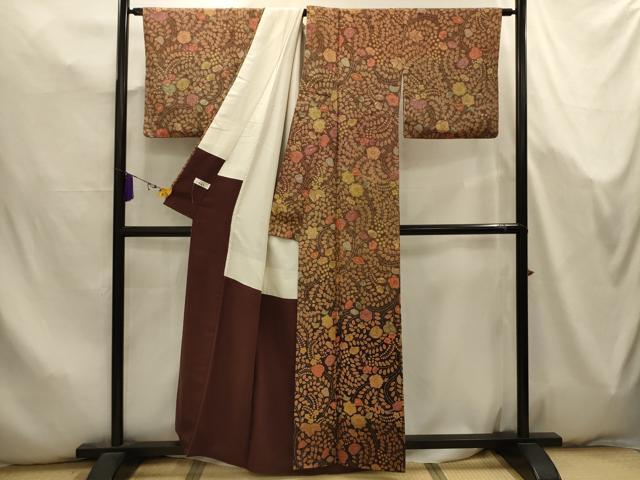 平和屋着物■訪問着　辻が花　暈し染め　金彩　やまと誂製　正絹　逸品　AABK5751sx