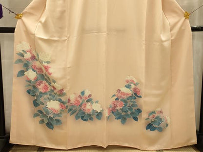 平和屋着物■訪問着　紫陽花　暈し染め　正絹　逸品　AABK5758sx