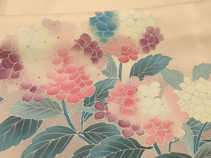 平和屋着物■訪問着　紫陽花　暈し染め　正絹　逸品　AABK5758sx