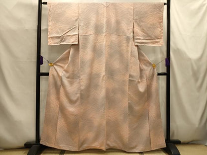 平和屋着物■上質な小紋　流水文　暈し染め　正絹　逸品　AABK5775sx