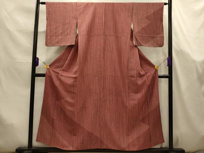 平和屋着物■訪問着　縞　正絹　逸品　AABK5790sx