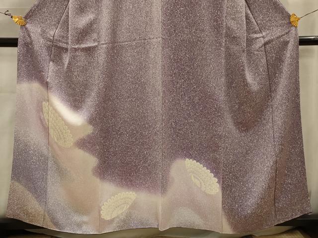 平和屋着物■訪問着　刺繍　孔雀　暈し染め　正絹　逸品　AABK5795sx