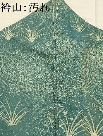 平和屋着物■上質な小紋　草木文　正絹　逸品　AABK5802sx