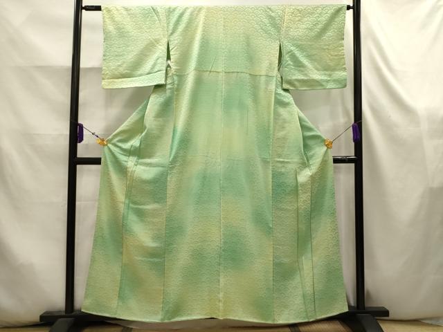 平和屋着物■上質な小紋　青海波　暈し染め　正絹　逸品　AABK5816sx