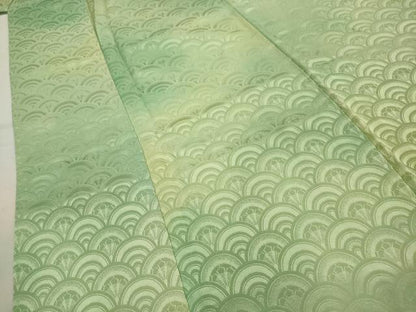 平和屋着物■上質な小紋　青海波　暈し染め　正絹　逸品　AABK5816sx