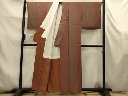 平和屋着物■上質な小紋　花間道　正絹　逸品　AABK5818sx