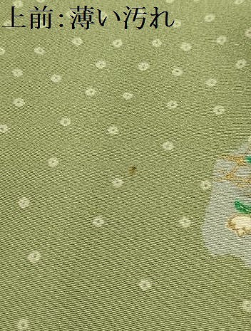 平和屋着物■上質な小紋　草花文　金彩　正絹　逸品　AABK5826sx