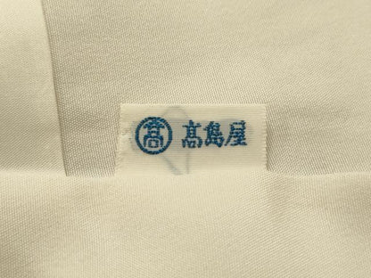 平和屋着物■上質な小紋　更紗花間道　高島屋扱い　正絹　逸品　AABK5839sx
