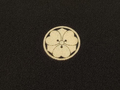 平和屋着物■豪華黒留袖　友禅　作家物　松竹梅飛鶴風景文　正絹　逸品　AABK5874sx