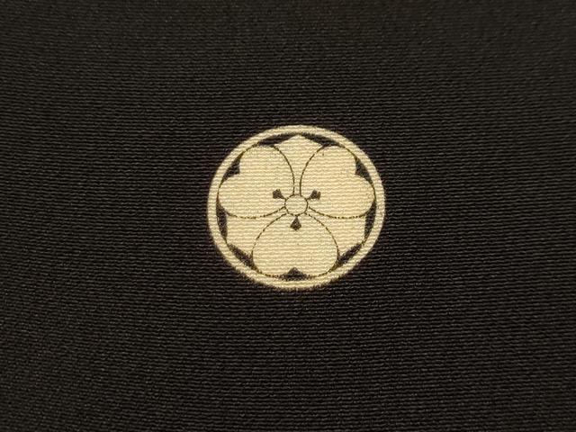 平和屋着物■豪華黒留袖　友禅　作家物　松竹梅飛鶴風景文　正絹　逸品　AABK5874sx