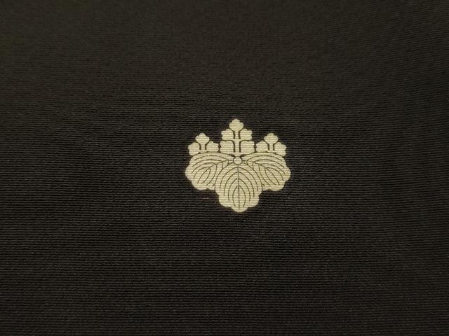 平和屋着物■豪華黒留袖　扇面花文　暈し染め　金彩　正絹　逸品　AABK5875sx