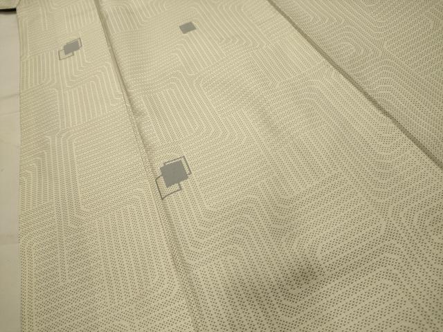 平和屋着物■お召　色紙重ね文　正絹　逸品　AABK5880sx
