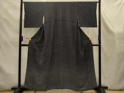 平和屋着物■訪問着　舞扇文　正絹　逸品　AABK5904sx
