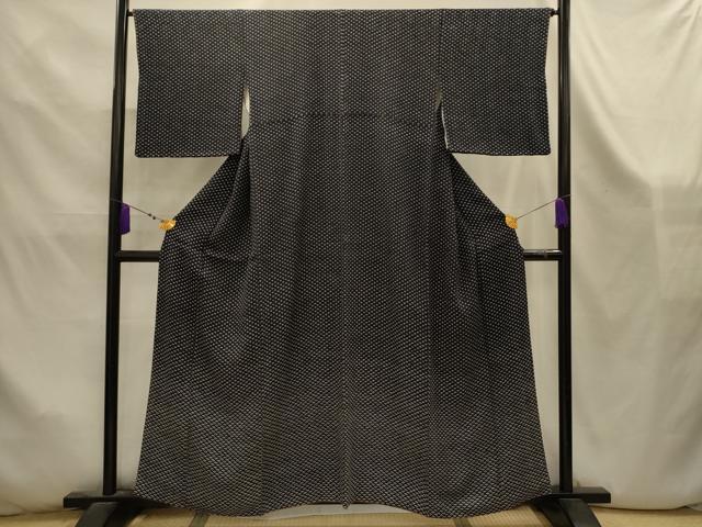 平和屋着物■訪問着　舞扇文　正絹　逸品　AABK5904sx
