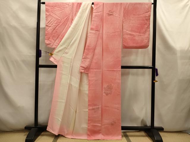 平和屋着物■訪問着　御所車花地紋　暈し染め　正絹　逸品　AABK5906sx