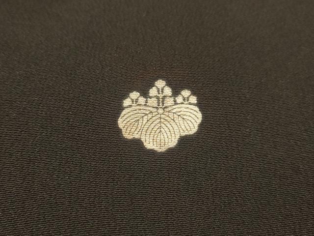 平和屋着物■豪華黒留袖　花鳥文　金彩　正絹　逸品　AABK5909sx