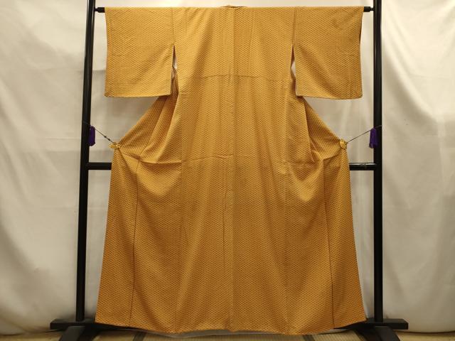 平和屋着物■上質な小紋　青海波　正絹　逸品　AABK5914sx