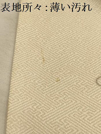 平和屋着物■上質な小紋　花文箱文　正絹　逸品　AABK5924sx