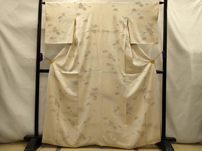平和屋着物■上質な小紋　花文箱文　正絹　逸品　AABK5924sx