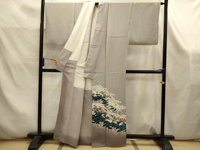 平和屋着物■豪華色留袖　作家物　松文　暈し染め　正絹　逸品　AABK5940sx