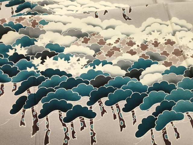 平和屋着物■豪華色留袖　作家物　松文　暈し染め　正絹　逸品　AABK5940sx