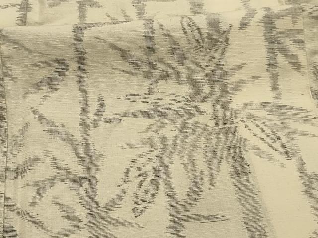 平和屋着物■上質な紬　笹竹間道　正絹　逸品　AABK5946sx