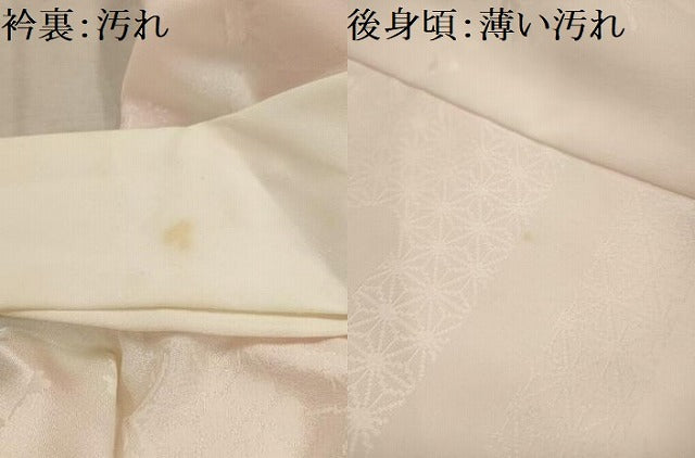平和屋着物■振袖用長襦袢　無双仕立て　霞枝垂れ花文　暈し染め　洗える着物　AABK5949sx