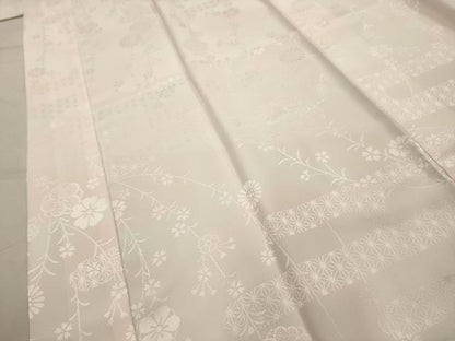 平和屋着物■振袖用長襦袢　無双仕立て　霞枝垂れ花文　暈し染め　洗える着物　AABK5949sx