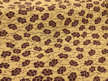 平和屋着物■上質な小紋　花唐草文　正絹　逸品　AABK5956sx
