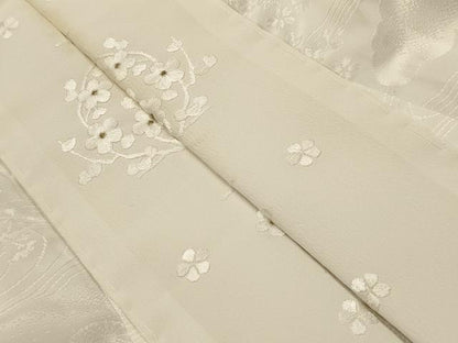 平和屋着物■振袖用長襦袢　無双仕立て　流水花文　洗える着物　AABK5958sx