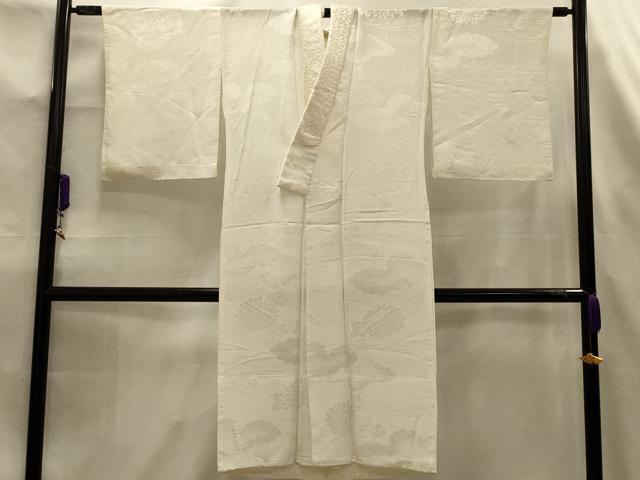 平和屋着物■長襦袢　無双仕立て　流水花文　洗える着物　AABK5960sx